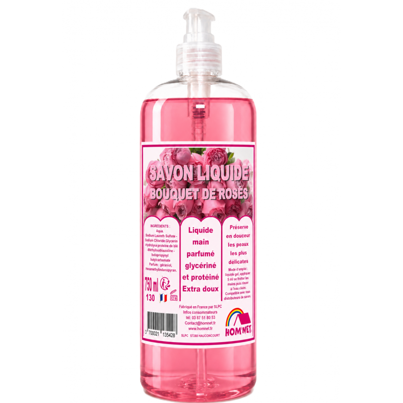 SAVON MAIN PARFUME BOUQUET DE ROSES