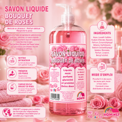 SAVON MAIN PARFUME BOUQUET DE ROSES