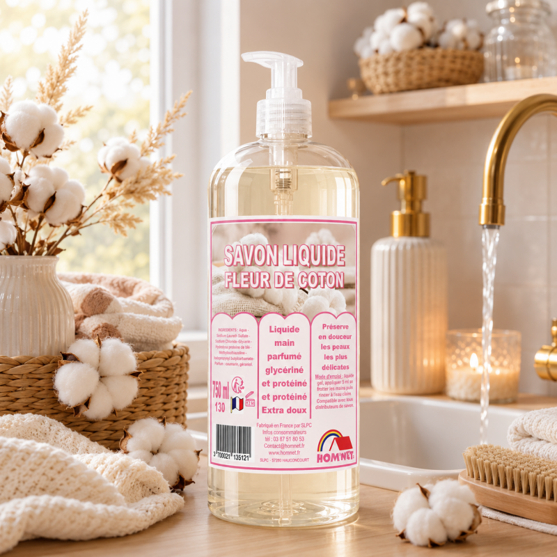 SAVON MAIN PARFUME FLEUR DE COTON
