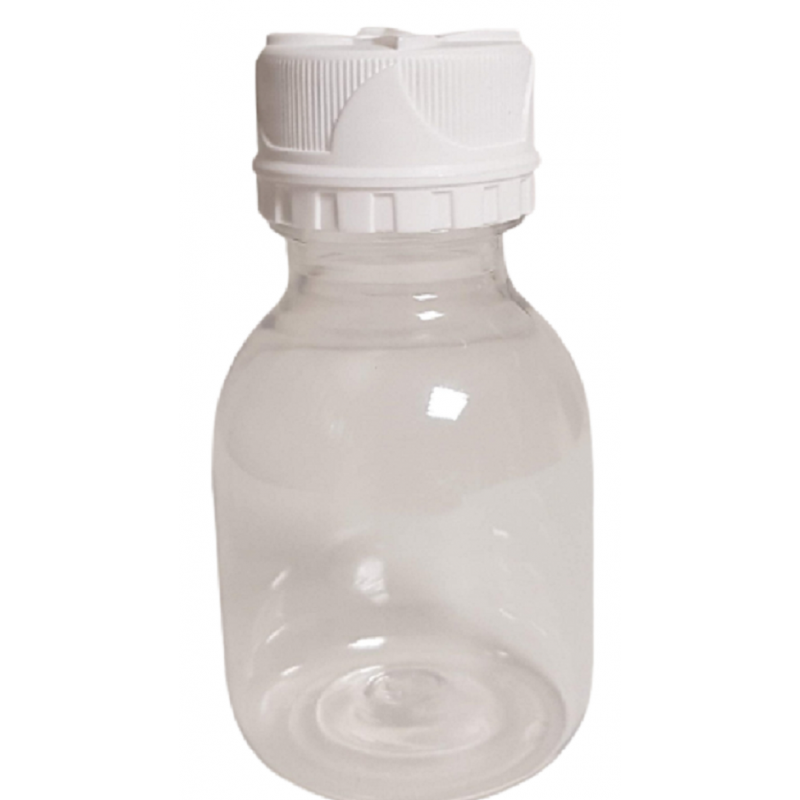 FLACON 60 ML + BOUCHON BLANC