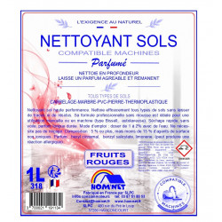 NETTOYANT SOL COMPATIBLE MACHINES FRUITS ROUGES