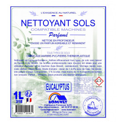 NETTOYANT SOL COMPATIBLE MACHINES EUCALYPTUS