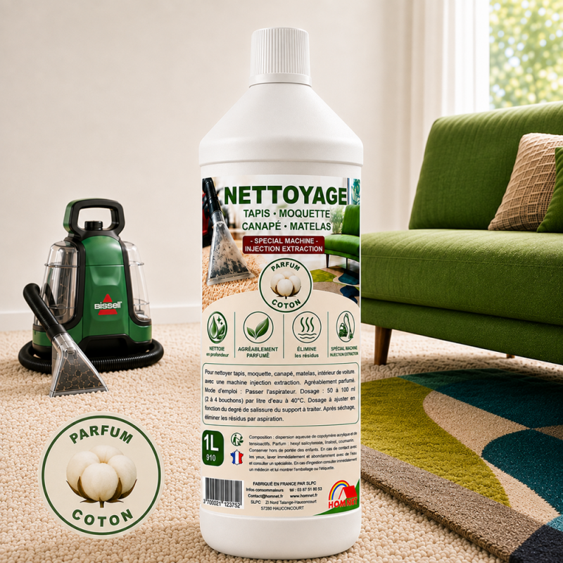 NETTOYAGE TAPIS MOQUETTE COTON