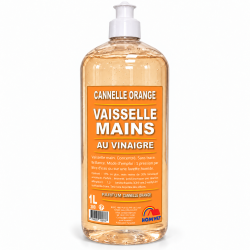 VAISSELLE MAINS CANNELLE ORANGE