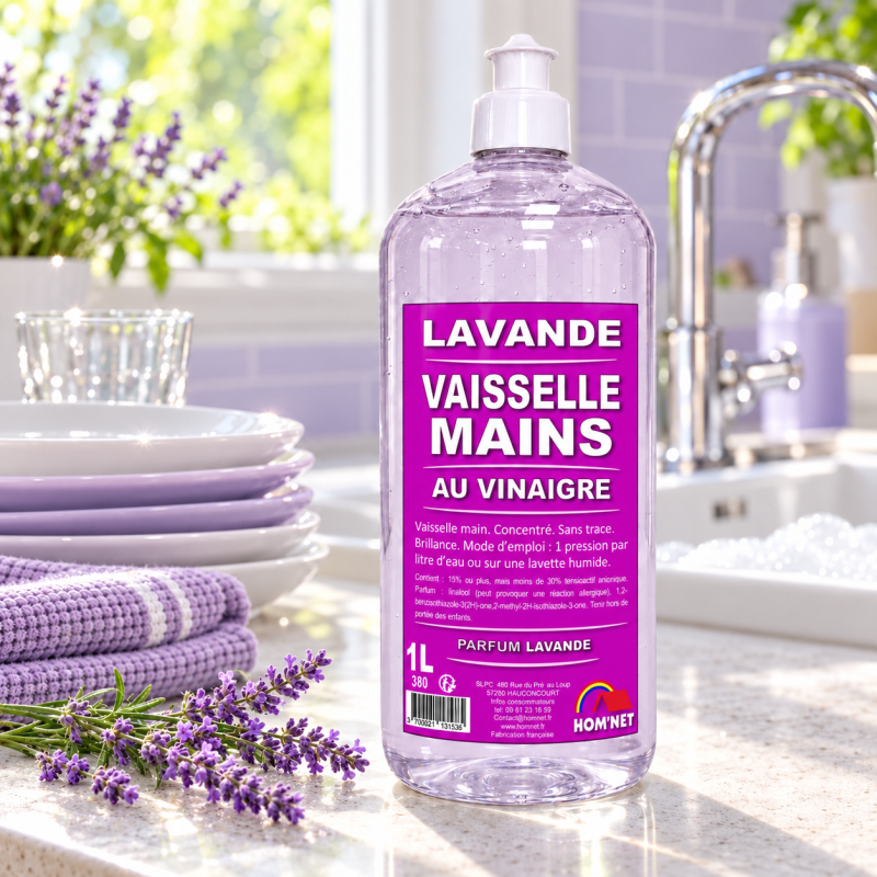 VAISSELLE MAINS LAVANDE