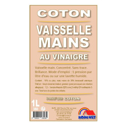 VAISSELLE MAINS COTON