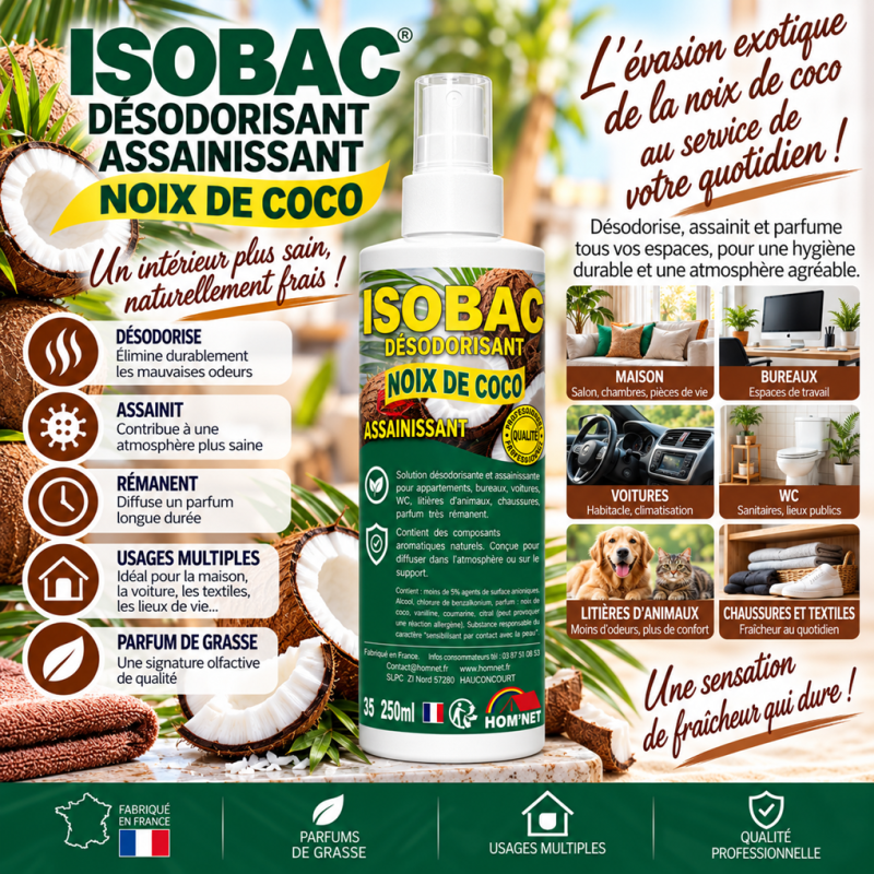 ISOBAC NOIX DE COCO