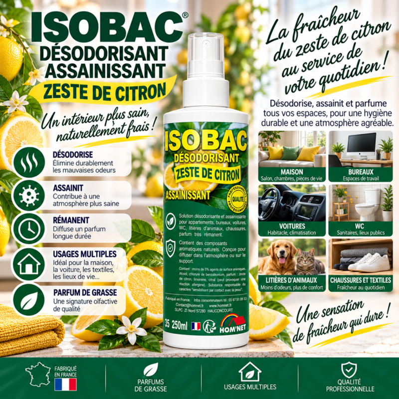 ISOBAC ZESTE DE CITRON