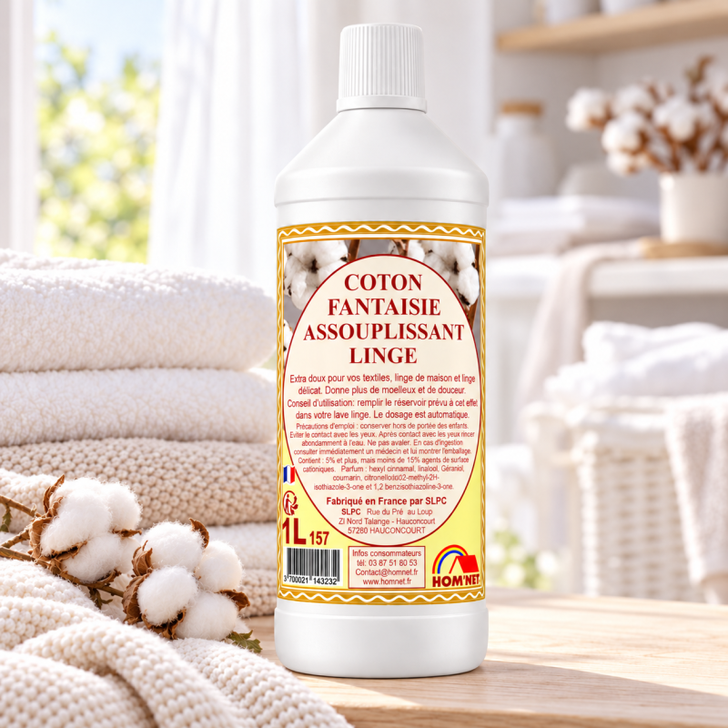 ASSOUPLISSANT PARFUM COTON FANTAISIE