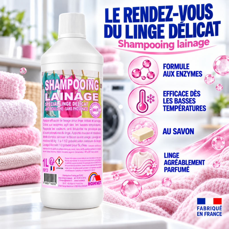 SHAMPOOING LAINAGE & LINGE DELICAT