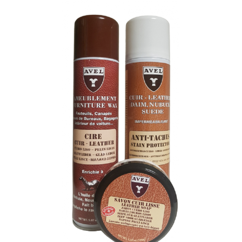 Cuir Tache Sur Le Daim Anti-Tache Cuir Daim Nubuck Aerosol AVEL