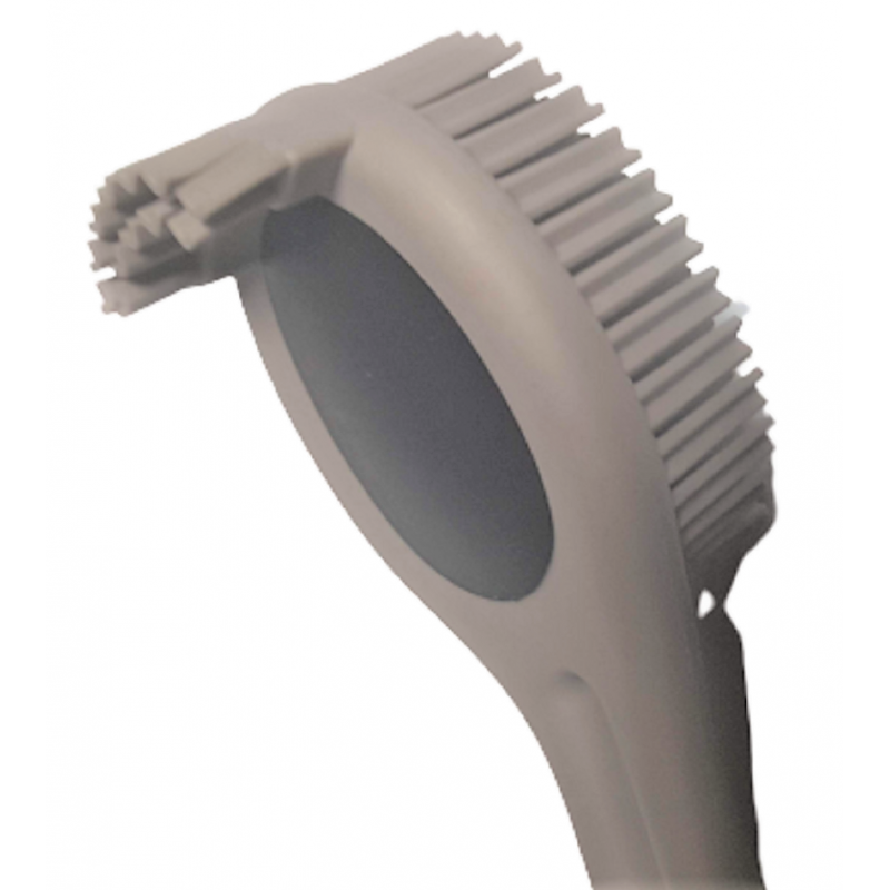 Brosse Vaisselle En Caoutchouc KitchenCraft - 25 Cm | Vert Et Gris, Anti-Bactérienne, Lavable Lave-Vaisselle