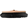 balai droit crin noir bois brut 30cm