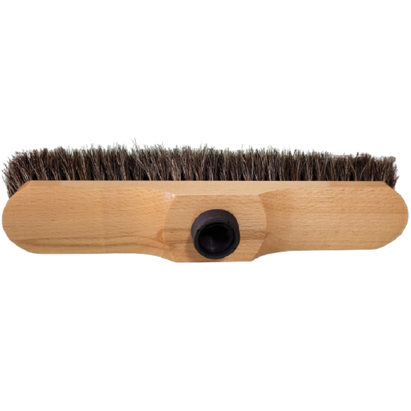 BALAI DROIT CRIN BOIS VERNIS