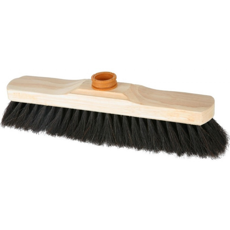 BALAI DROIT CRIN NOIR BOIS BRUT