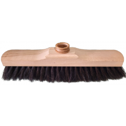 BALAI DROIT CRIN NOIR BOIS BRUT