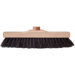 BALAI DROIT CRIN NOIR BOIS BRUT