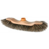 BALAI 1/2 TETE BOIS BRUT DOUILLE BIO SOIE GRISE