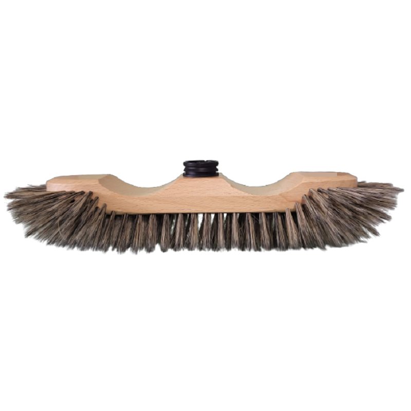 Tête De Balai Droit Homéa - Soies Premium 29cm, Effet Bois, Avec Douille