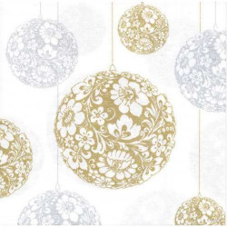 SERVIETTE DEJEUNER HIVERS NOEL