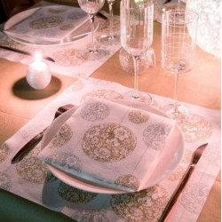 SERVIETTE DEJEUNER HIVERS NOEL