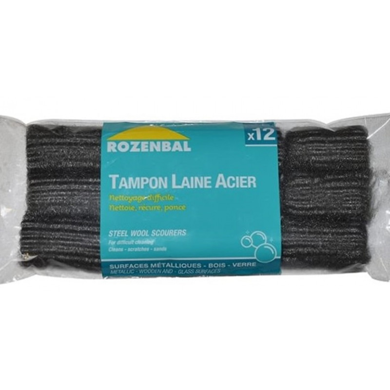 LAINE D'ACIER lot de 12