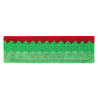 BANDEAU ROUGE VERT VELCRO