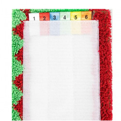 BANDEAU ROUGE VERT VELCRO