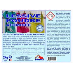 LESSIVE POUDRE ATOMISEE