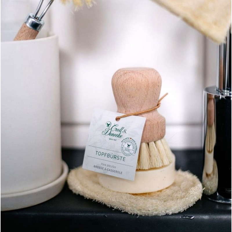 BROSSE A CASSEROLE BOIS ET TAMPICO