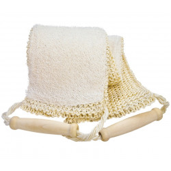 LANIERE DE MASSAGE SISAL ET TISSUS EPONGE