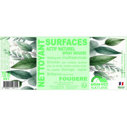 NETTOYANT SURFACES NATUREL SPRAY MOUSSE
