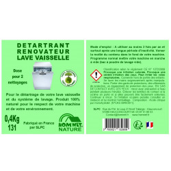 DETARTRANT RENOVATEUR POUR LAVE VAISSELLE