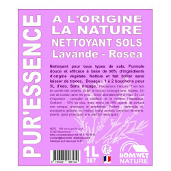 NETTOYANT SOL PARFUM NATUREL PUR'ESSENCE