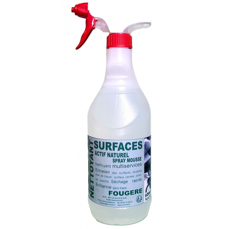 NETTOYANT SURFACES NATUREL SPRAY MOUSSE