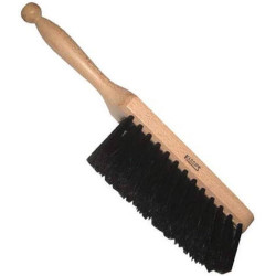 BALAYETTE SOIE NOIRE BOIS CIRE