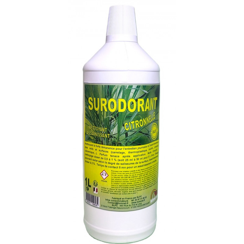 DETERGENT CITRONNELLE SURODORANT