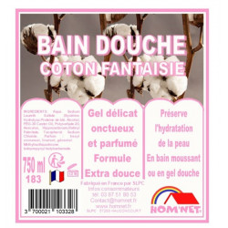 BAIN DOUCHE COTON FANTAISIE