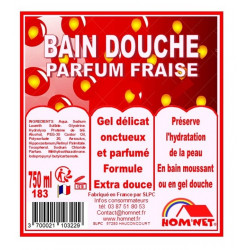 BAIN DOUCHE FRAISE