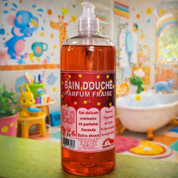 BAIN DOUCHE FRAISE