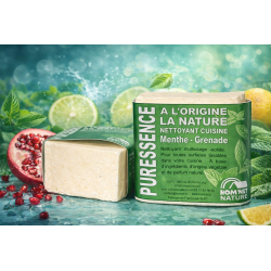NETTOYANT SOLIDE NATUREL PUR'ESSENCE MENTHE GRENADE