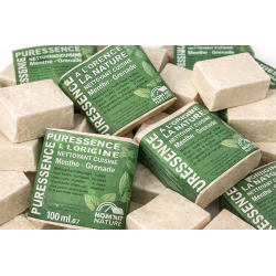 NETTOYANT SOLIDE NATUREL PUR'ESSENCE MENTHE GRENADE